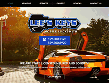 Tablet Screenshot of leeskeystulare.com
